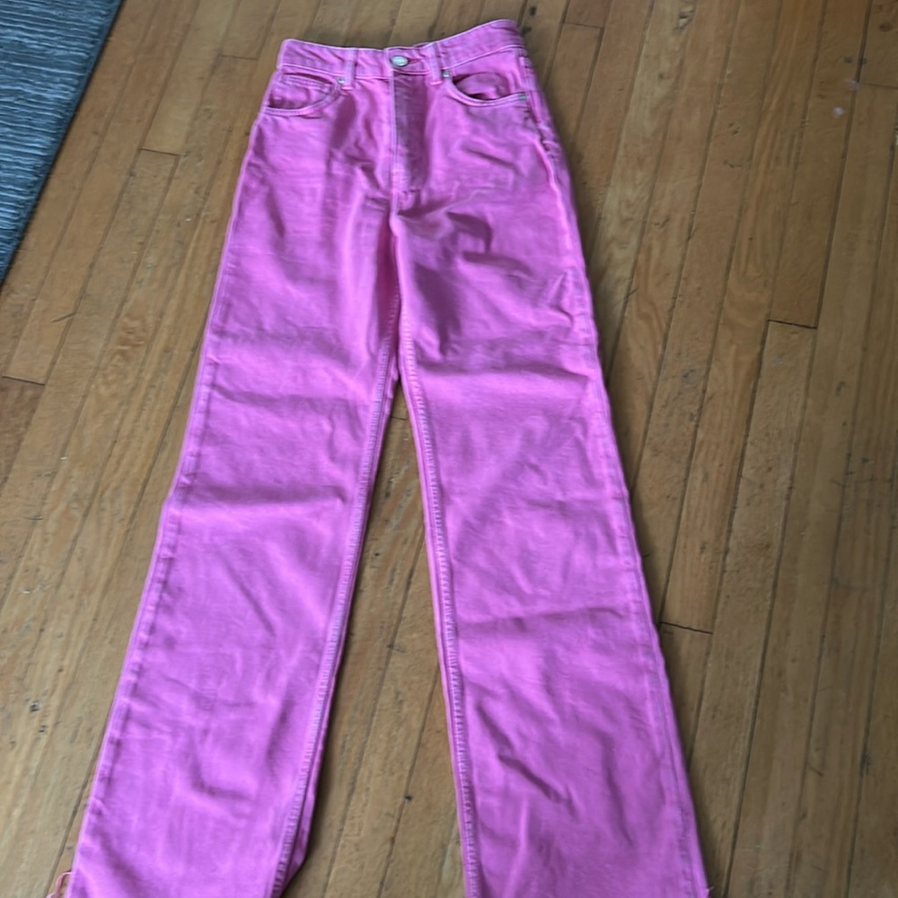 Zara pink jeans